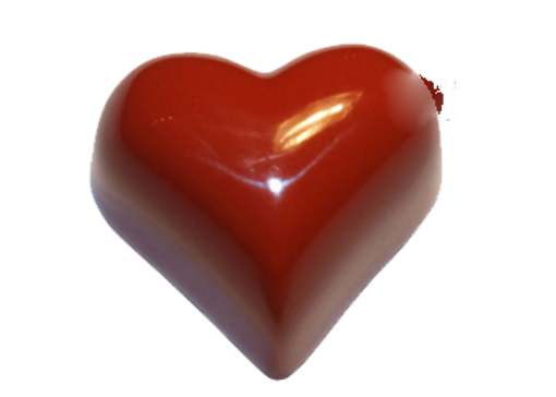 Imagem de Molde em policarbonato coração  39,1x34,4 h20,3 4x5 275x205 16gr