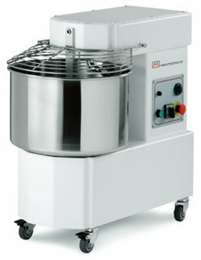 Imagem de Amassadeira espiral IM c/ Tina fixa - 33LT, +/- 25Kg massa, Trifásica de 2 velocidades