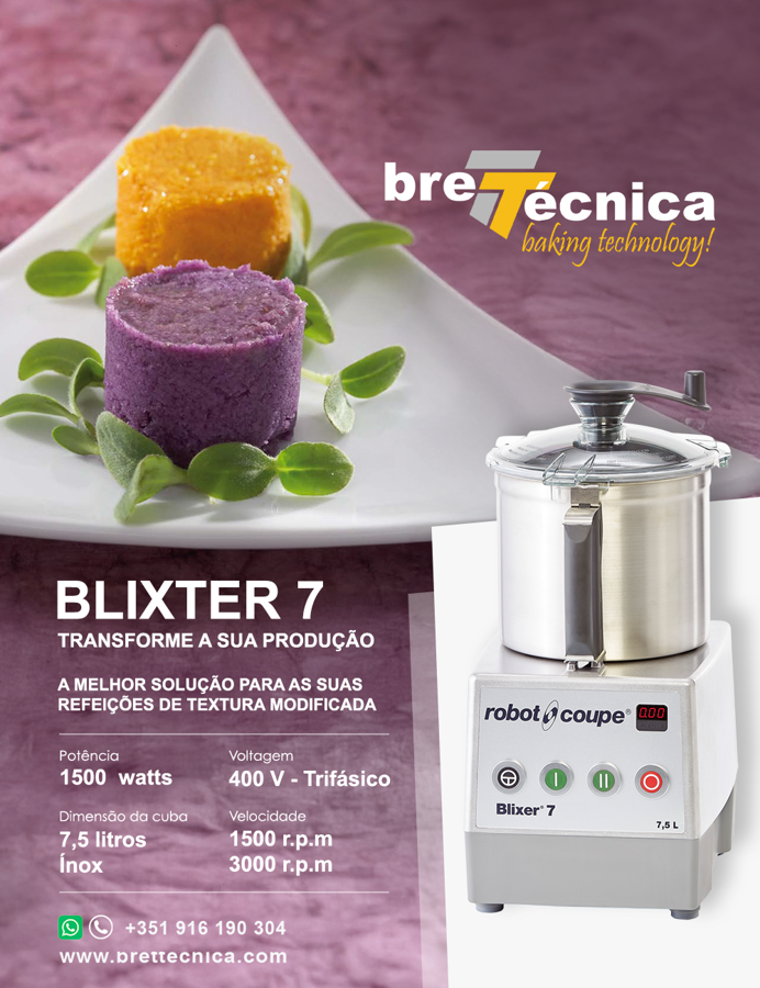 Eleve a sua produção alimentar com o Blixer 7! Eleve a sua produção alimentar com o Blixer 7!